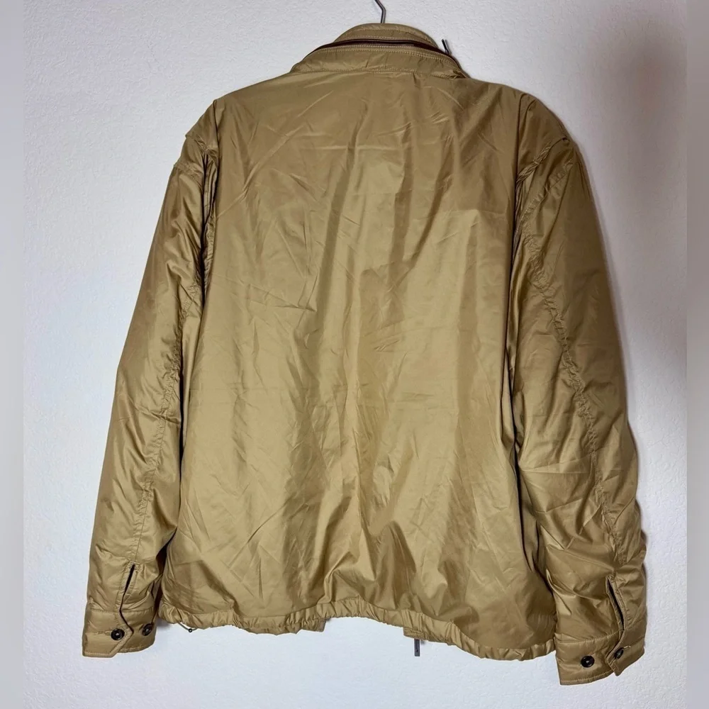 Polo Ralph Lauren Vintage Men's Jacket Beige Cotton Lined XL